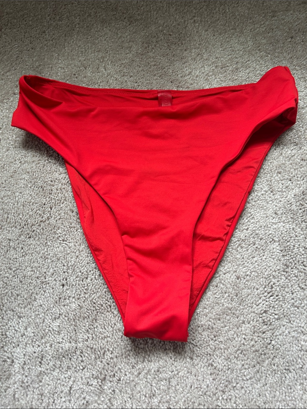 SKIMS Bright Red Bikini Bottom